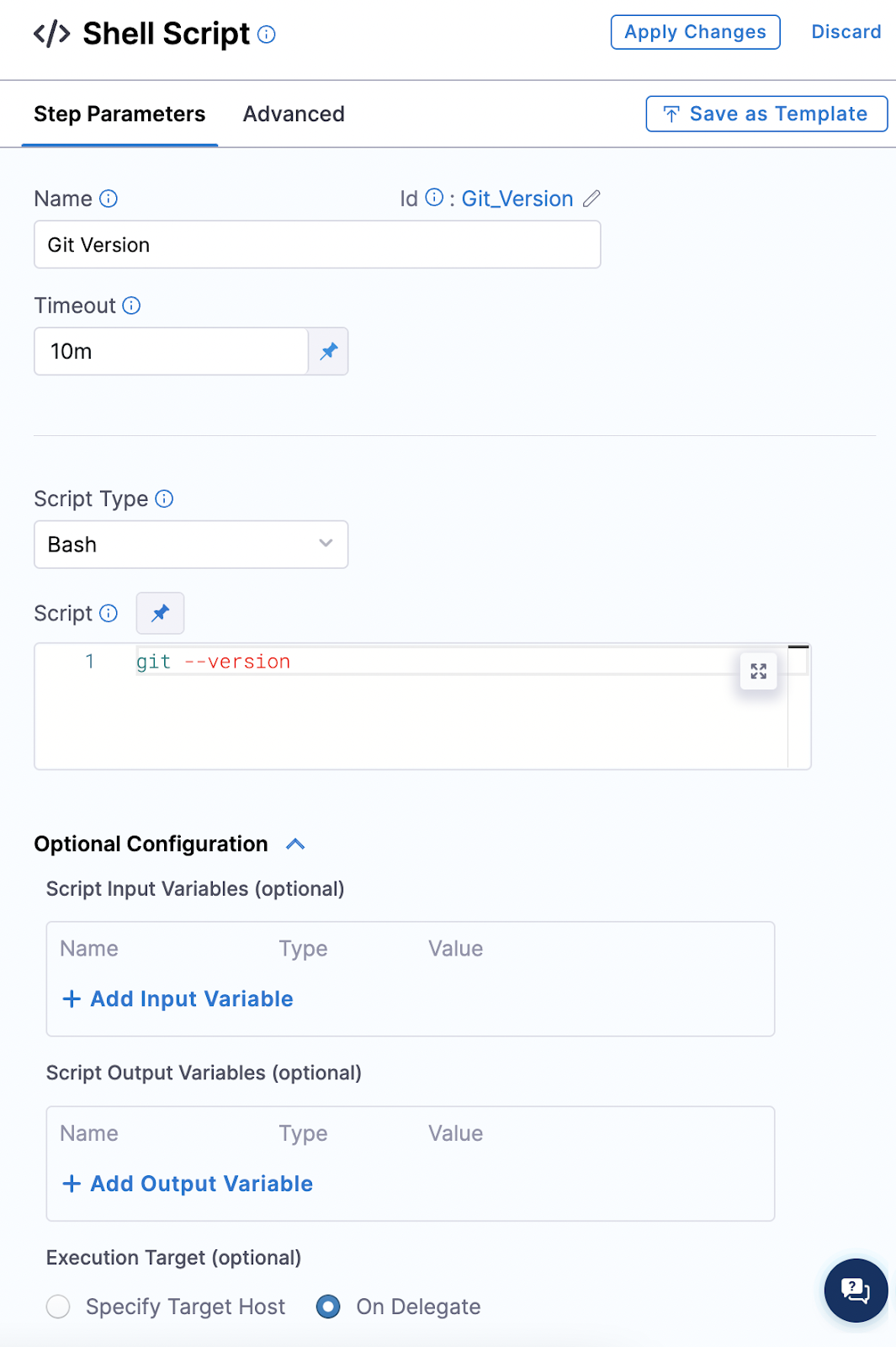 checking git version script